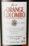 Этикетка Винный напиток сладкий (Аперитив) "Оранж Коломбо апельсиновый" креп 15%, емк  0.75л