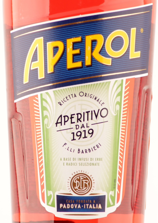 Этикетка Аперитив Апероль, 0.7 л