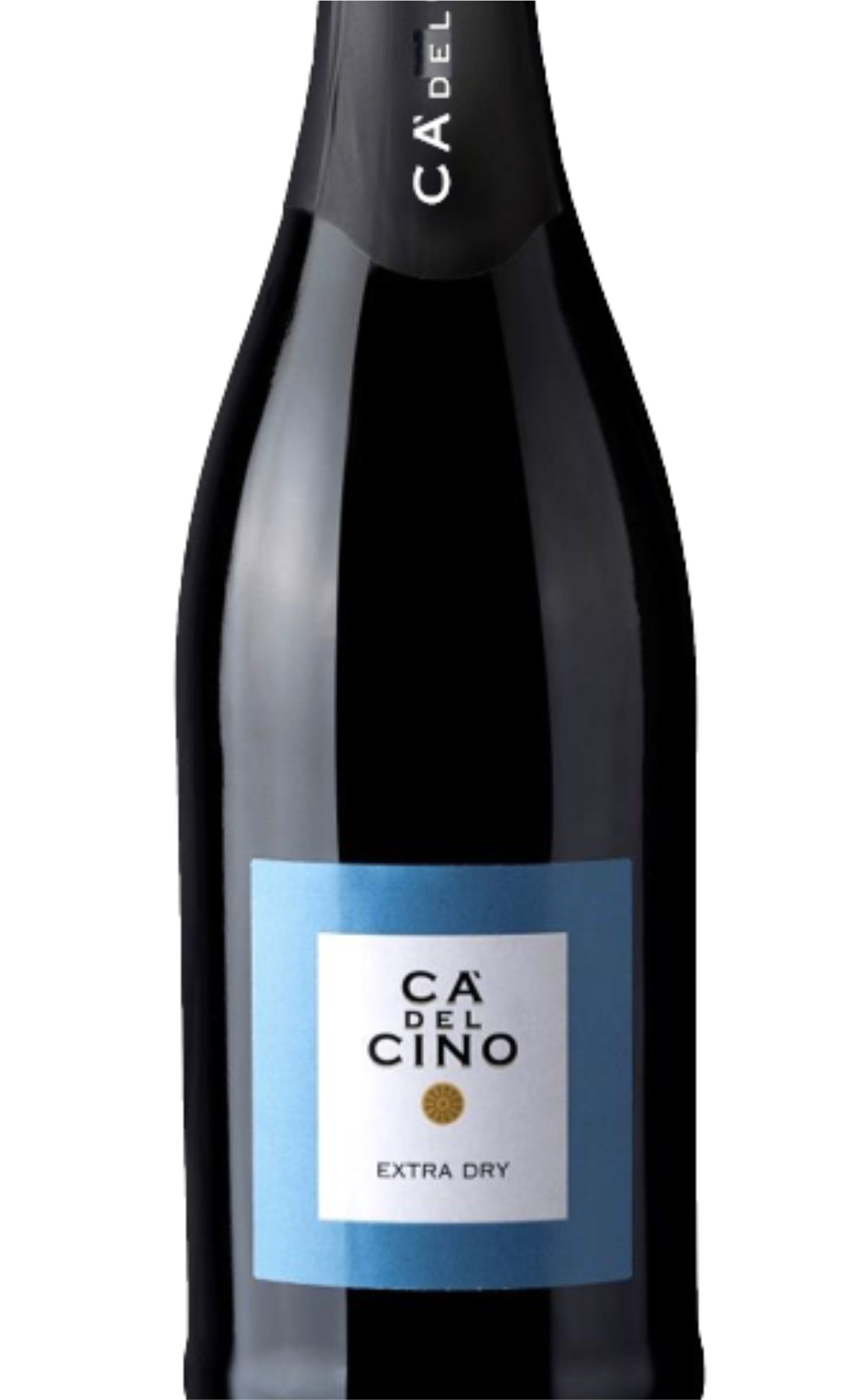 Этикетка Игристое вино Вальдо "Ка дель Чино", белое экстра сухое, 0.75 л