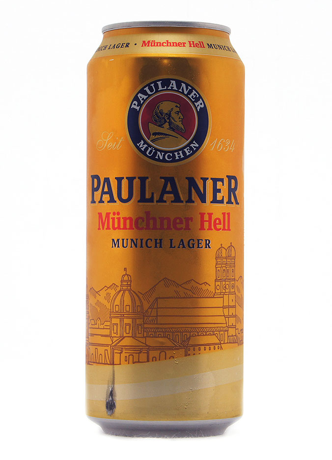 Пиво Пауланер Оригинальное Мюнхенское пиво светлое пастеризованное 0,5 бан