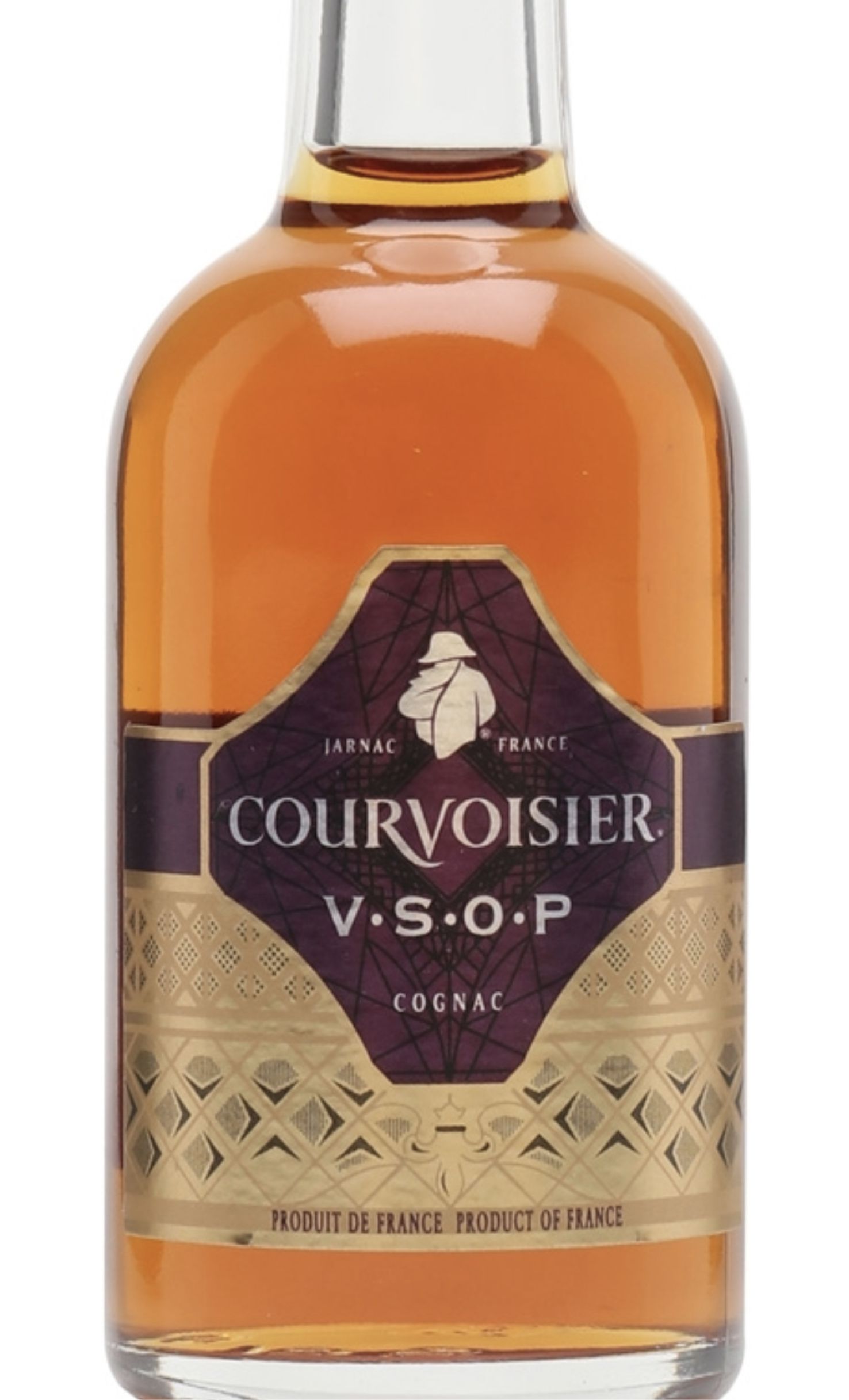 Этикетка Коньяк Курвуазье VSOP, 0.05 л