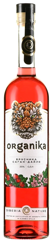 Настойка полусладкая "Органика Брусника Саган-Дайля (Organika Lingonberry Sagan Dalya)" креп 35%, емк 0,5л