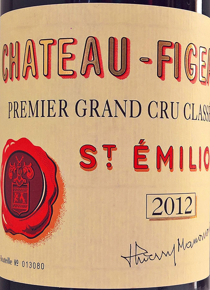 Этикетка Шато Фижак 2012 красное сухое 0.75л. региона Сент-Эмильон выдержанное 13.5% об.